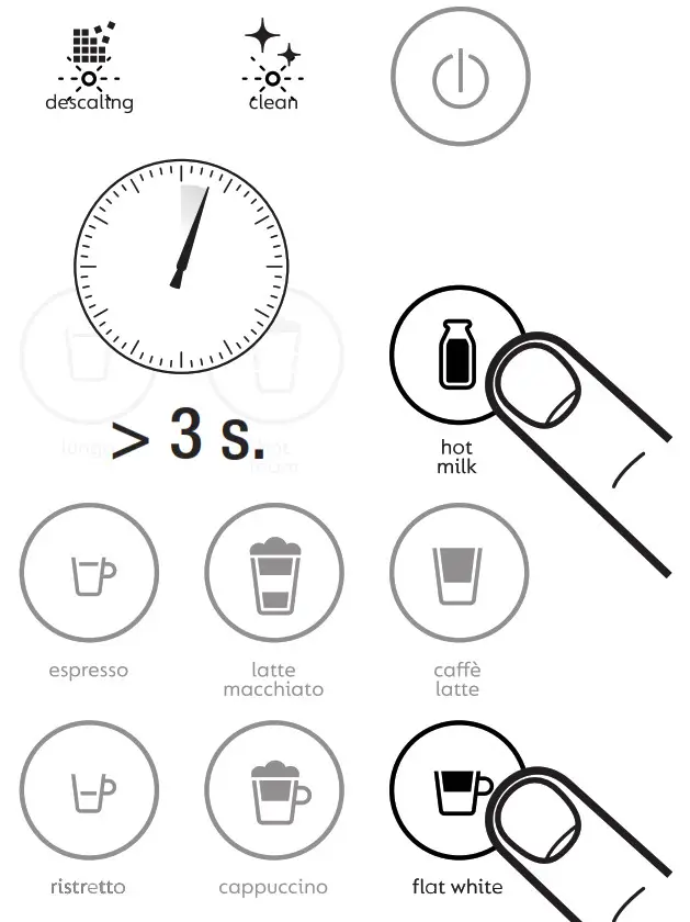 Press simultaneously