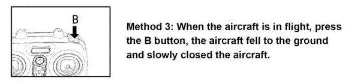 SYMA Gyro Remote Control Series 2.4g - Flight preparation and switching off of the aircraft 3