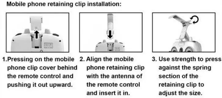 SYMA Gyro Remote Control Series 2.4g - Wifi real-time transmission aerial photo-taking component installation