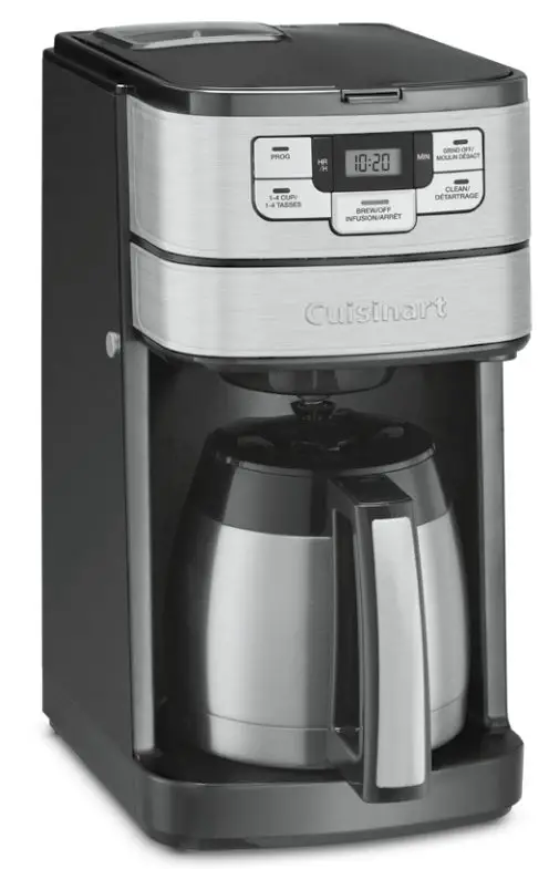Cuisinart DGB-450C Automatic Grind and Brew 10-Cup Thermal Coffeemaker - Booklet