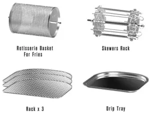 ULTREAN AF12 25 Quart Air Fryer Oven - fig1