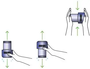 dyson Vacuum Cleaner User Manual - Shake and dry