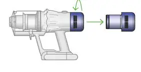dyson Vacuum Cleaner User Manual - Twist off your filter