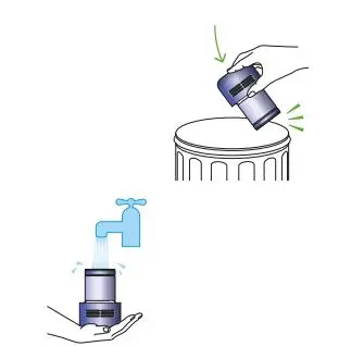 dyson Vacuum Cleaner User Manual - Wash your filter