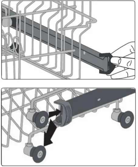 tisira TDW13XE Dark Inox Stainless Steel Dishwasher - fig11