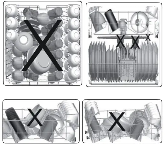 tisira TDW13XE Dark Inox Stainless Steel Dishwasher - fig14