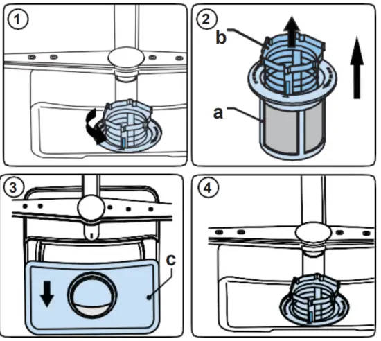 tisira TDW13XE Dark Inox Stainless Steel Dishwasher - fig19