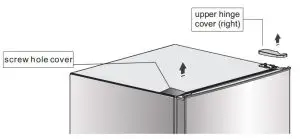 FIG 10 Changing the door from the right side to the left