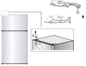FIG 19 Changing the door from the right side to the left