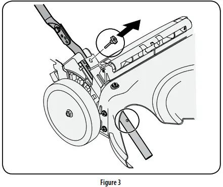 CRAFTSMAN Push Mower - Remove T-bolts from the handle brackets a