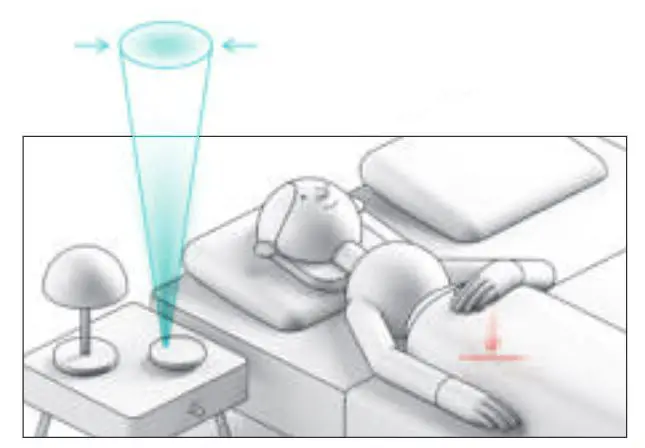 dodow Sleep Aid Device User Guide - Exhale when it retracts