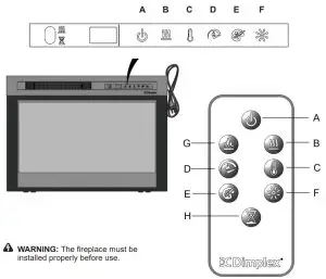 Dimplex Electric Fireplace - FIGURE 10