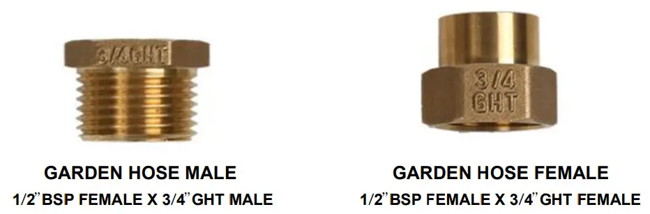 CAMPLUX 769700686623 Portable Tankless - Garden Hose2