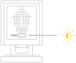 Connect the camera to a power outlet