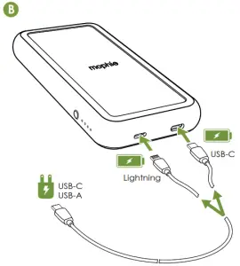 mophie 401101510 Charge Stream Powerstation Wireless XL - OVERVIEW 2