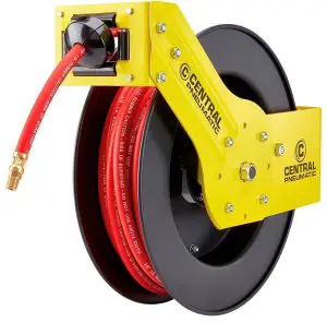 CENTRAL PNEUMATIC Retractable Hose Reel with 50ft Air Hose
