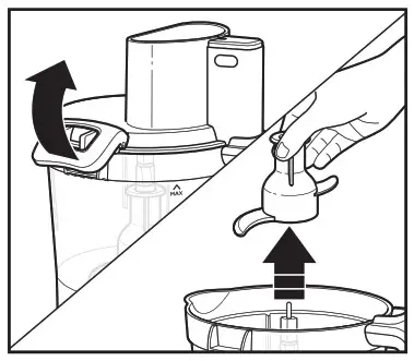Hamilton Beach 70585 14 Cup Stack and Snap Duo Food Processor - How to Use Plastic Dough Blade 6