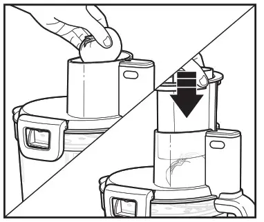 Hamilton Beach 70585 14 Cup Stack and Snap Duo Food Processor - How to Use Reversible Slicing 4