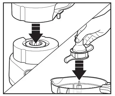 Hamilton Beach 70585 14 Cup Stack and Snap Duo Food Processor - How to Use Tall Stainless Steel Chopping Blade 1