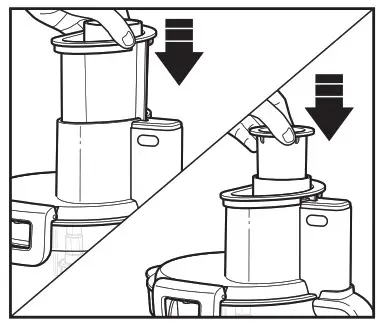 Hamilton Beach 70585 14 Cup Stack and Snap Duo Food Processor - How to Use Tall Stainless Steel Chopping Blade 3