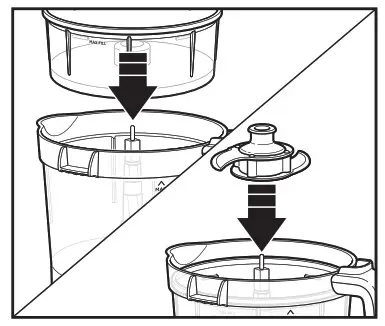 Hamilton Beach 70585 14 Cup Stack and Snap Duo Food Processor - How to use Short Stainless Steel 2