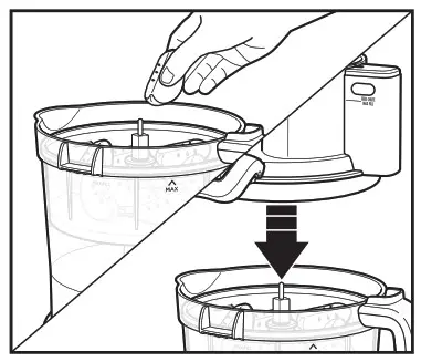 Hamilton Beach 70585 14 Cup Stack and Snap Duo Food Processor - How to use Short Stainless Steel 3