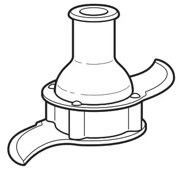 Hamilton Beach 70585 14 Cup Stack and Snap Duo Food Processor - Tall Stainless Steel Chopping Blade