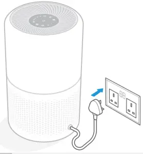 Turn off the air purifier