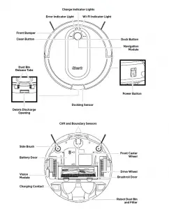 Shark IQ Robot AV1010AE Series Robot Vacuum Cleaner