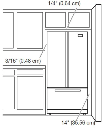 JENNAIR French Door Refrigerator ProperINSTALLATION INSTRUCTIONS