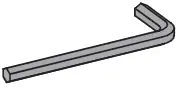 5 × Allen wrench