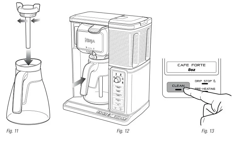 Ninja CF091 Coffee Bar - Fig 11,12,13