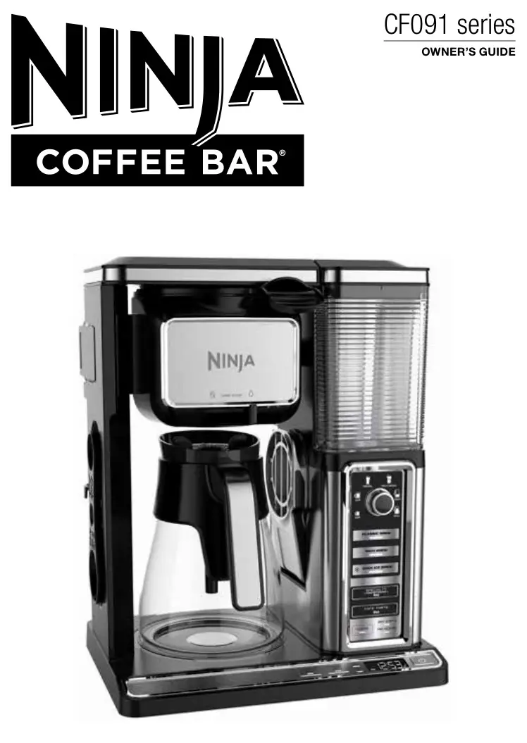 Ninja CF091 Coffee Bar Owner's Guide - Manualsee