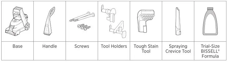 Bissell Proheat Essential - What’s in the Box