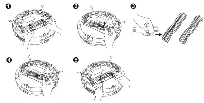 eufy T2108 RoboVac 11S - Clean the Rolling Brush