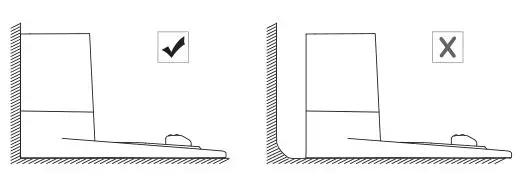 eufy T2108 RoboVac 11S - Place the Charging Base on a hard, level surface and against a wall