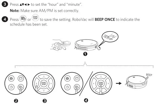 eufy T2108 RoboVac 11S - Set a Scheduled Cleaning 2