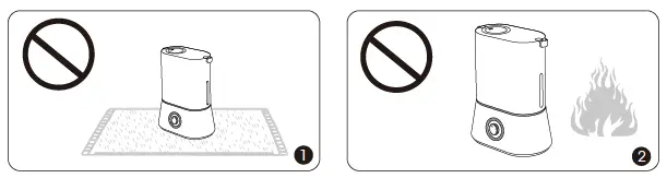 BEFORE USING THE HUMIDIFIER 4