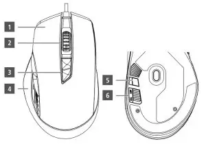 hama 186056 REAPER 700 Unleashed Mouse-Overview