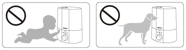 BEFORE USING THE HUMIDIFIER 2