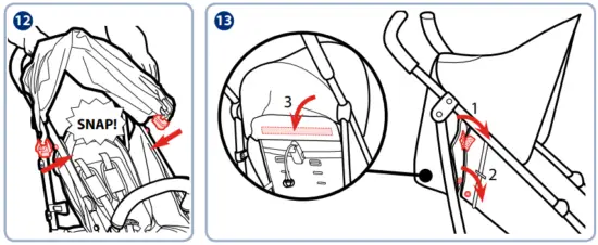 GRACO IM-000150F Travelite Lightweight Umbrella Stroller - Canopy