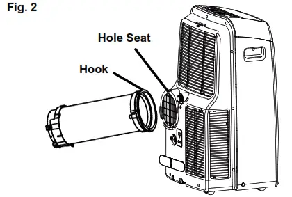 Whynter 14,000 BTU Portable Air Conditioner - INSTALLATION fig 2
