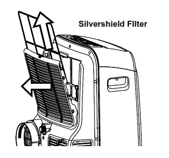 Whynter 14,000 BTU Portable Air Conditioner - Silvershield FIlter