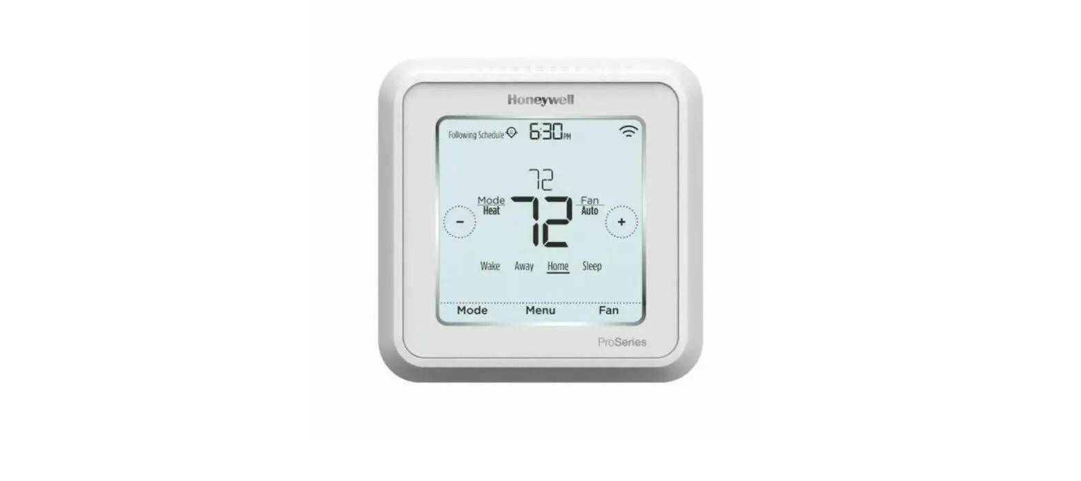Honeywell Home T6 Pro Programmable Thermostat User Guide - Manualsee