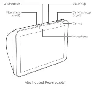 FIG 1 Getting to know your Echo Show 8