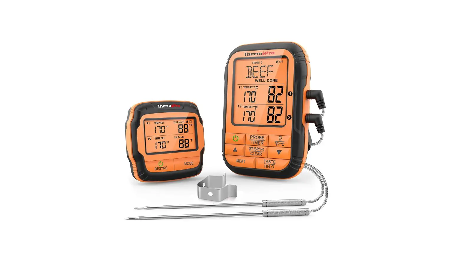 ThermoPro TP828B Remote Food Thermometer with Dual Probes User Manual