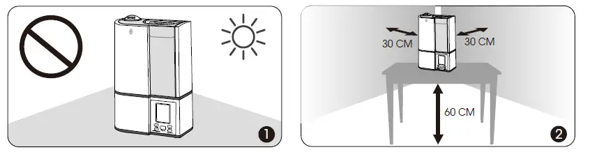 TAOTRONICS TT-AH001 Ultrasonic Cool Mist Humidifier 3