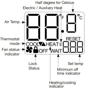 FRIEDRICH RT7 Digital Remote Wall Thermostat Installation Guide - Manualsee