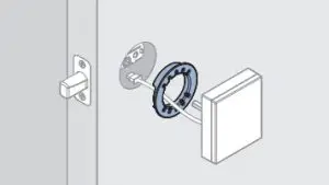 Door Instructons Kwikset OBSIDIAN Touchscreen Electronic Deadbolt