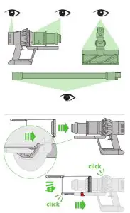 dyson 226364-01 Cyclone V10 Vacuum Cleaner- Vlac
